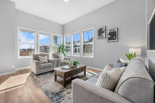 37 Legacy Glen Link Se, Calgary, AB - Indoor Photo Showing Living Room