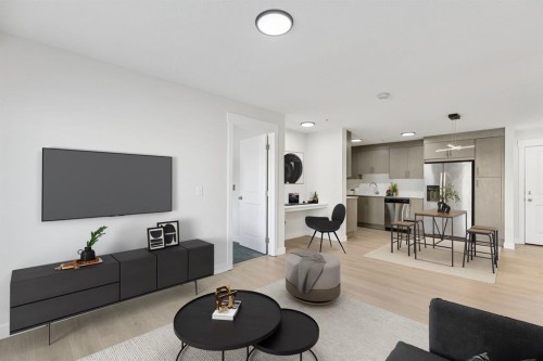 1205-302 Skyview Ranch Drive Ne, Calgary, AB - Indoor Photo Showing Living Room