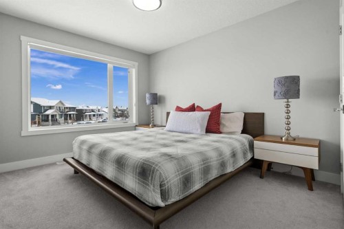 86 Juneberry Heights, Rural Rocky View County, AB - Indoor Photo Showing Bedroom