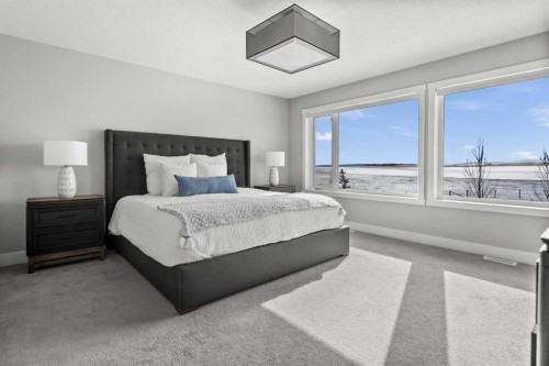 86 Juneberry Heights, Rural Rocky View County, AB - Indoor Photo Showing Bedroom