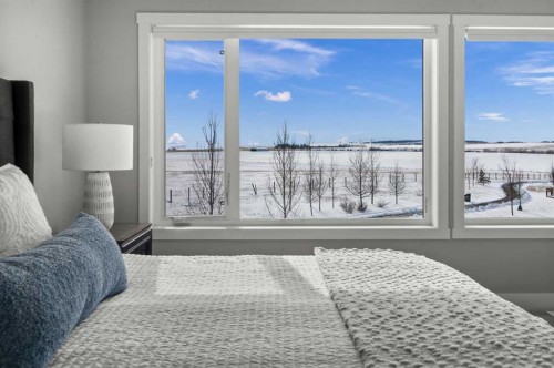 86 Juneberry Heights, Rural Rocky View County, AB - Indoor Photo Showing Bedroom