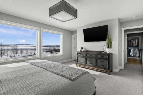 86 Juneberry Heights, Rural Rocky View County, AB - Indoor Photo Showing Bedroom