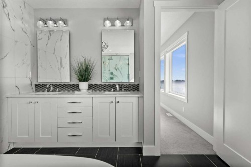 86 Juneberry Heights, Rural Rocky View County, AB - Indoor Photo Showing Bathroom