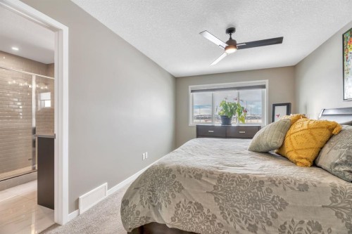 840 Seton Circle Se, Calgary, AB - Indoor Photo Showing Bedroom