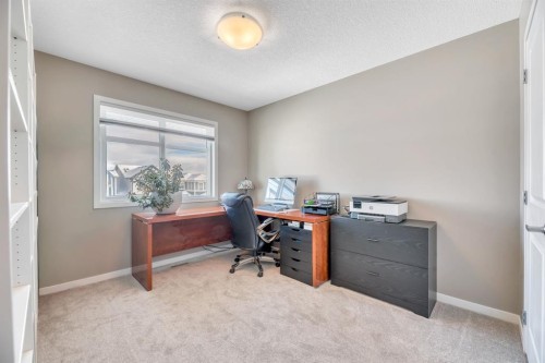 840 Seton Circle Se, Calgary, AB - Indoor Photo Showing Office