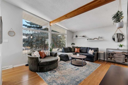 9939 Maplecreek Drive Se, Calgary, AB - Indoor Photo Showing Living Room