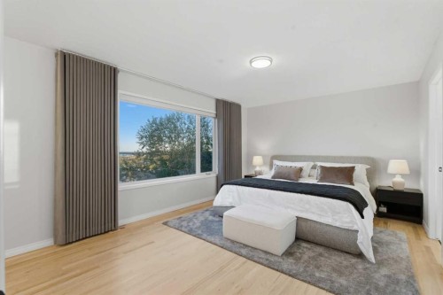 146 Springbluff Heights Sw, Calgary, AB - Indoor Photo Showing Bedroom