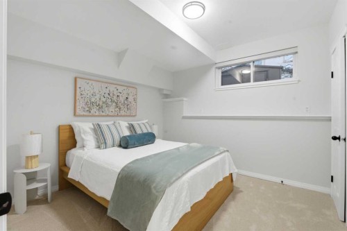 146 Springbluff Heights Sw, Calgary, AB - Indoor Photo Showing Bedroom