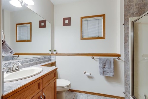 45 Thornfield Close Se, Airdrie, AB - Indoor Photo Showing Bathroom