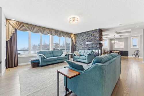 187 Cranarch Circle Se, Calgary, AB - Indoor Photo Showing Living Room