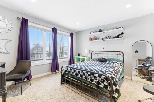 187 Cranarch Circle Se, Calgary, AB - Indoor Photo Showing Bedroom