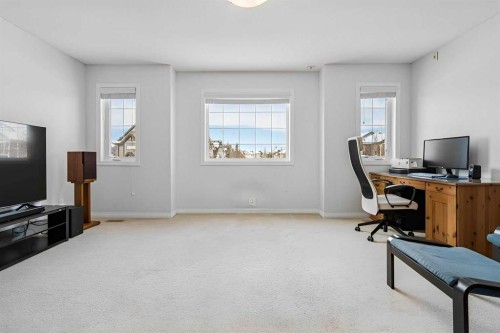 85 Silverado Range View Sw, Calgary, AB - Indoor Photo Showing Office