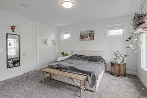 701 13A Street Ne, Calgary, AB - Indoor Photo Showing Bedroom