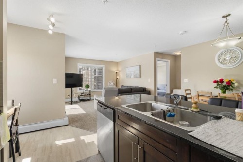 1237-81 Legacy Boulevard Se, Calgary, AB - Indoor Photo Showing Kitchen With Double Sink