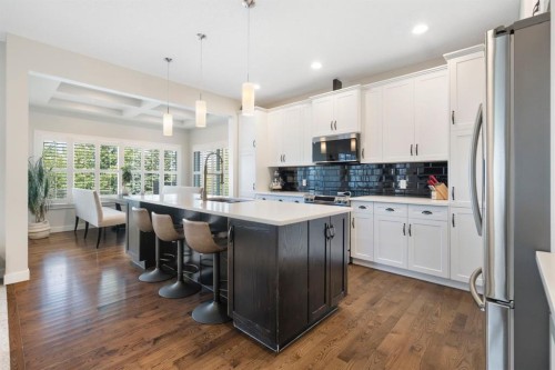 6 Cranwell Square Se, Calgary, AB - Indoor Photo Showing Kitchen With Upgraded Kitchen