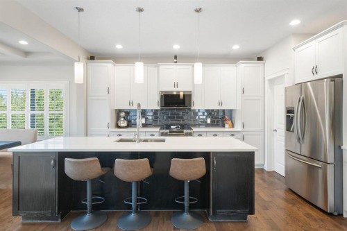 6 Cranwell Square Se, Calgary, AB - Indoor Photo Showing Kitchen With Upgraded Kitchen