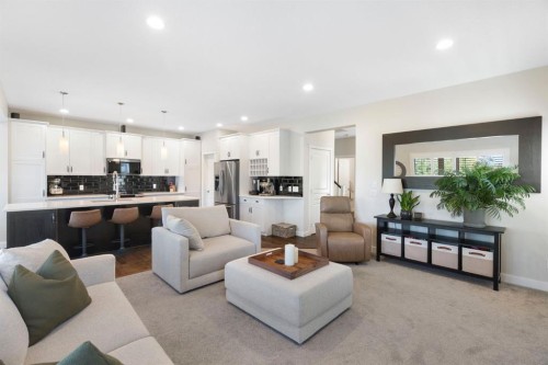 6 Cranwell Square Se, Calgary, AB - Indoor Photo Showing Living Room