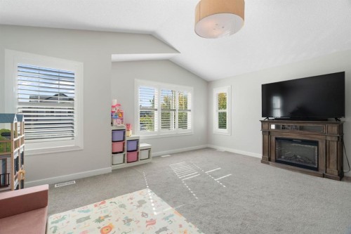 6 Cranwell Square Se, Calgary, AB - Indoor Photo Showing Living Room