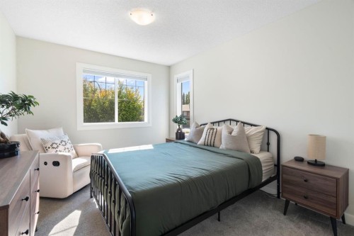 6 Cranwell Square Se, Calgary, AB - Indoor Photo Showing Bedroom