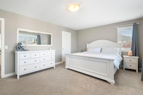 6 Cranwell Square Se, Calgary, AB - Indoor Photo Showing Bedroom