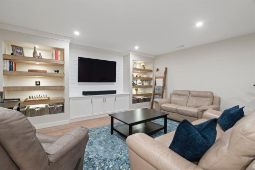 6 Cranwell Square Se, Calgary, AB - Indoor Photo Showing Living Room