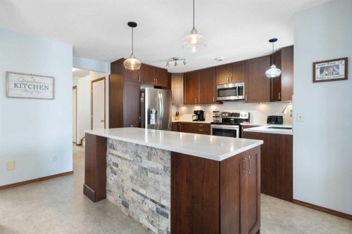 80 Chaparral Road Se, Calgary, AB - Indoor Photo Showing Kitchen With Upgraded Kitchen