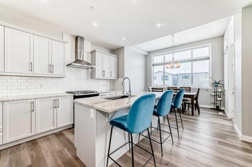77 Howse Terrace Ne, Calgary, AB - Indoor Photo Showing Kitchen With Upgraded Kitchen