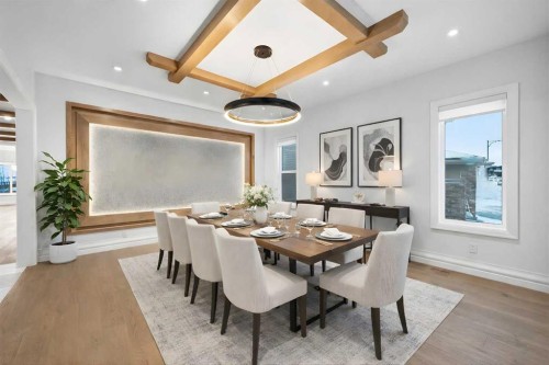 126 Sunstone Way, Balzac, AB - Indoor Photo Showing Dining Room