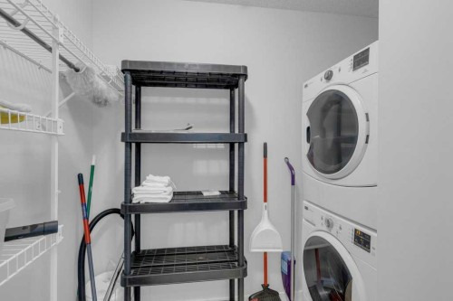 207-207 Sunset Drive, Cochrane, AB - Indoor Photo Showing Laundry Room