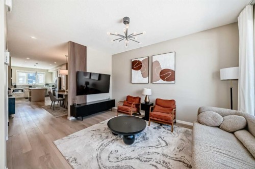 455 Tekarra Drive Nw, Calgary, AB - Indoor Photo Showing Living Room