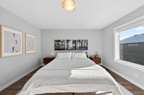 23 Willow Park Point, Cochrane, AB - Indoor Photo Showing Bedroom