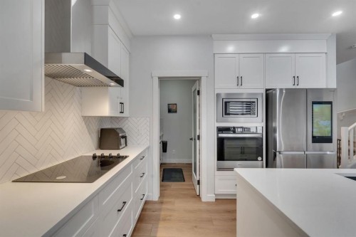 3608 Cornerstone Boulevard Ne, Calgary, AB - Indoor Photo Showing Kitchen With Upgraded Kitchen