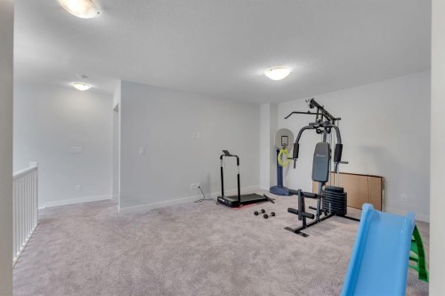 3608 Cornerstone Boulevard Ne, Calgary, AB - Indoor Photo Showing Gym Room