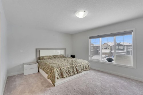 3608 Cornerstone Boulevard Ne, Calgary, AB - Indoor Photo Showing Bedroom