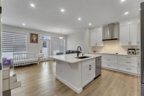 3608 Cornerstone Boulevard Ne, Calgary, AB - Indoor Photo Showing Kitchen