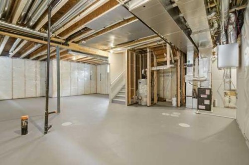 9 Bayview Mews Sw, Airdrie, AB - Indoor Photo Showing Basement