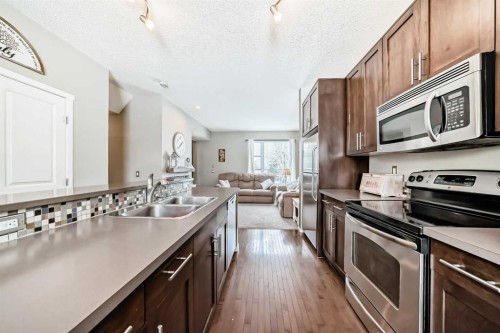 63 Chapalina Square Se, Calgary, AB - Indoor Photo Showing Kitchen With Stainless Steel Kitchen With Double Sink