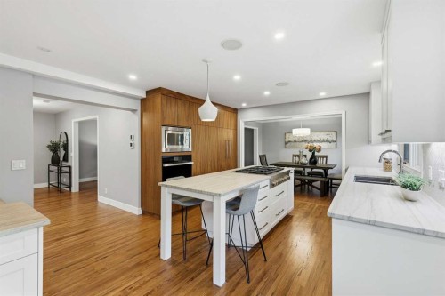723 Willamette Drive Se, Calgary, AB - Indoor Photo Showing Kitchen With Upgraded Kitchen
