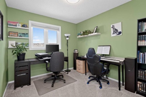 54 Tuscany Valley Rise Nw, Calgary, AB - Indoor Photo Showing Office