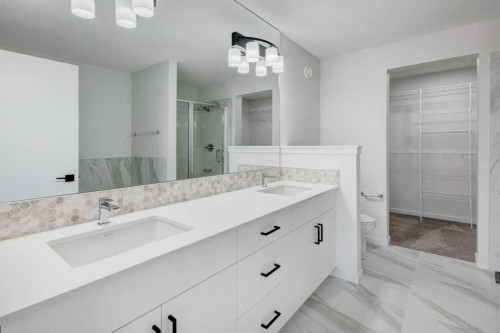 370 Corner Glen Way Ne, Calgary, AB - Indoor Photo Showing Bathroom