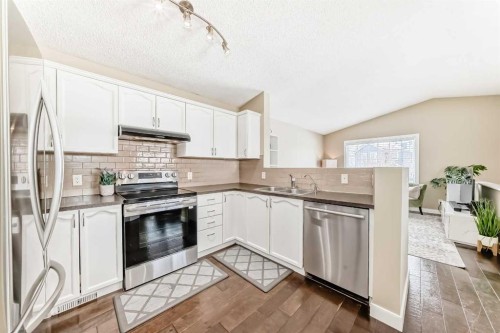 67 Bridleglen Manor Sw, Calgary, AB - Indoor Photo Showing Kitchen With Stainless Steel Kitchen With Double Sink