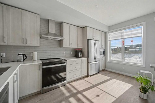 613 Sage Hill Grove Nw, Calgary, AB - Indoor Photo Showing Kitchen With Upgraded Kitchen
