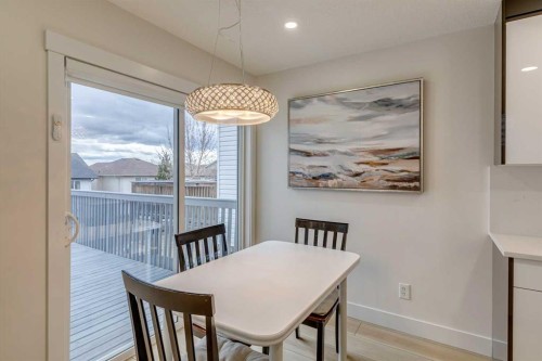 447 Tuscany Ridge Heights Nw, Calgary, AB - Indoor Photo Showing Dining Room