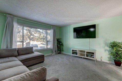 1059 Pinecliff Drive Ne, Calgary, AB - Indoor Photo Showing Living Room