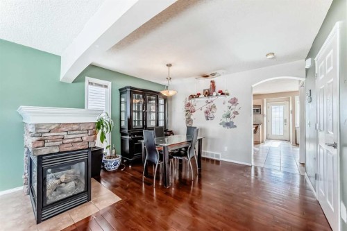 78 Taralea Manor Ne, Calgary, AB - Indoor With Fireplace
