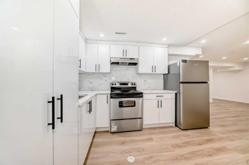 319 Whitefield Drive Ne, Calgary, AB - Indoor Photo Showing Kitchen With Stainless Steel Kitchen