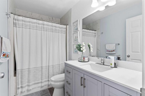 219 Silverado Plains Close Sw, Calgary, AB - Indoor Photo Showing Bathroom