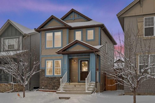219 Silverado Plains Close Sw, Calgary, AB - Outdoor With Facade