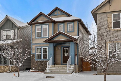 219 Silverado Plains Close Sw, Calgary, AB - Outdoor With Facade
