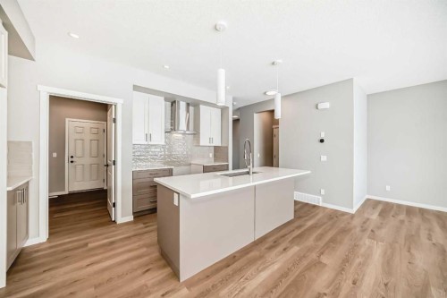 53 Bartlett Way Se, Calgary, AB - Indoor Photo Showing Kitchen With Upgraded Kitchen